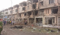 Video Nổ cực lớn tại Hà Đông, nhiều người chết