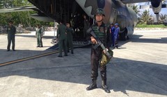 Chuyến đổ bộ phi pháp của Đài Loan lên đảo Ba Bình. Ảnh: Twitter của Ben Blend