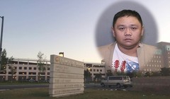 Minh Béo cho biết anh đã bị bạn tù đánh - Ảnh: Hà Thanh Phúc - Ảnh nhỏ chụp màn hình ocregister.com