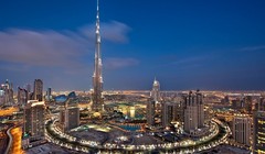 Tháp Burj Khalifa, hiện là công trình cao nhất thế giới ở Dubai. Ảnh: Gentside.com