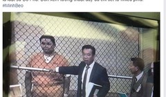 Minh Béo lần đầu xuất hiện sau 3 tuần bị giam giữ - Ảnh chụp màn hình trang Facebook của Phobolsatv