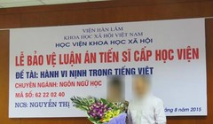Học viện Khoa học Xã hội thuộc Viện Hàn Lâm Khoa học Xã hội vừa khiến dư luận xôn xao về câu chuyện "lò luyện tiến sĩ".