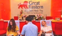 Bảo hiểm nhân thọ Great Eastern Việt Nam sẽ được bán cho FWD. Trong ảnh là một chương trình hiến máu của nhân viên bảo hiểm nhân thọ Great Eastern Việt Nam trước đây. Ảnh minh họa: website Great Eastern Việt Nam