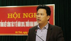 ông Đặng Quốc Khánh, Ủy viên dự khuyết Trung ương Đảng, Phó Bí thư Tỉnh ủy, Chủ tịch UBND tỉnh Hà Tĩnh nhiệm kỳ 2011 - 2016.