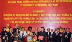 Lễ ký hiệp định có sự chứng kiến của Thủ tướng Nguyễn Xuân Phúc.