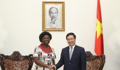 Phó Thủ tướng Phạm Bình Minh tiếp Phó Chủ tịch WB. Ảnh: VGP/Hải Minh