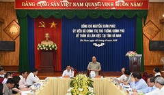 Thủ tướng Nguyễn Xuân Phúc thăm và làm việc tại Hà Nam.