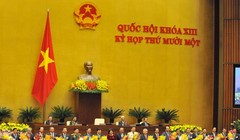 Các thành viên Chính phủ khóa XIV ra mắt quốc dân.