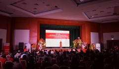 Buổi lễ kỷ niệm 05 năm thành lập Vietlott và vận hành hệ thống kinh doanh xổ số tự chọn số điện toán tại thành phố Hà Nội 