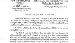 Trích công văn trả lời kiến nghị của NHNN.