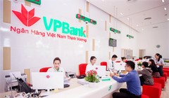 Tính chung 3 tháng đầu năm 2017, VPBank báo lãi hợp nhất trước thuế ở mức hơn 1.900 tỷ đồng, tăng hơn 85% so với cùng kỳ 2016. (Ảnh: VPBank)