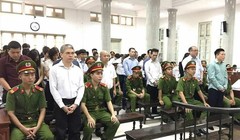 Quang cảnh phiên xét xử sơ thẩm "đại án" Ocean Bank - Hà Văn Thắm. (Ảnh: Internet)