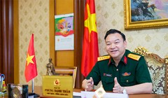 Đại tá Phùng Danh Thắm, Tổng giám đốc Tổng công ty Thái Sơn Bộ Quốc phòng bị khởi tố về tội “Thiếu trách nhiệm gây hậu quả nghiêm trọng”. (Ảnh: DĐDN)