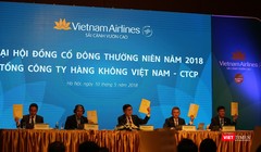 ĐHĐCĐ Vietnam Airlines: Trả cổ tức 2017 mức 8%, chốt mục tiêu lợi nhuận 2.400 tỷ đồng cho 2018. (Ảnh: HVN)