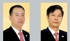 SeABank bổ nhiệm P.TGĐ thường trực Lê Quốc Long (trái) và P.TGĐ Hoàng Mạnh Phú (phải). (Ảnh: SeABank)