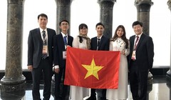 Đoàn thí sinh Việt Nam tại Olympic Sinh học quốc tế lần thứ 29. (Ảnh: Dân trí)