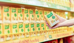 QNS vẫn thống trị "thị trường ngách" của mình: sữa đậu nành hộp giấy.