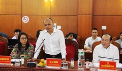 Ông Lê Thành tham dự buổi làm việc trên cương vị Viện trưởng Viện Kinh tế Xanh, Chủ tịch HĐQT Tập đoàn Tân Mai (Nguồn: daklak.gov.vn)