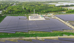 Dự án nhà máy điện mặt trời Hậu Giang (Nguồn: HID)