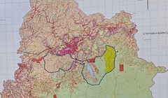 Sơ đồ vị trí phạm vi nghiên cứu của hai dự án mà Vườn Thời Đại Việt Nam đề xuất