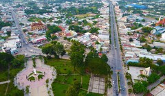 Trung tâm huyện Đức Hòa, Long An (Ảnh: Internet)