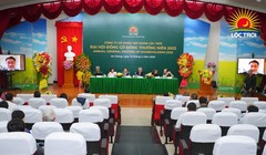 Toàn cảnh Đại hội đồng cổ đông thường niên năm 2023 của Tập đoàn Lộc Trời (Ảnh: LTG)