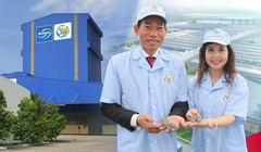 Vợ chồng Chủ tịch HĐQT Việt Úc, ông Lương Thanh Văn - bà Nguyễn Kim Thùa