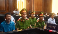 Bị cáo Nguyễn Minh Hùng, Võ Mạnh Cường, Bùi Ngọc Duy, Phạm Anh Kiệt – các đối tượng bị đề xuất mức phạt tù cao nhất trong vụ VN Pharma