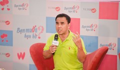 MC Quyền Linh xúc động rơi nước mắt trong họp báo về "Bạn muốn hẹn hò?" 