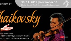 Nghệ sĩ Phạm Vinh sẽ chơi các tác phẩm của nhà soạn nhạc thiên tài Tchaikovsky.