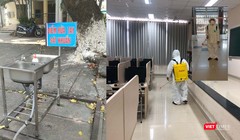 Công tác phòng dịch COVID-19 tại các trường Đại học trên địa bàn TP.HCM (Ảnh: Hòa Bình) 