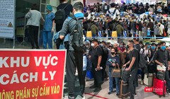 Bí thư Nhân nhấn mạnh biện pháp kiểm dịch y tế quốc tế, cách ly, xét nghiệm sớm toàn bộ người nhập cảnh và buộc phải đeo khẩu trang ở nơi công cộng mới có thể khoanh vùng, chống dịch COVID-19 (Ảnh: Hòa Bình ghép) 