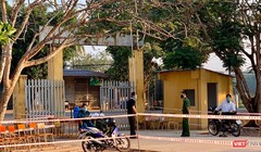 Một khu cách ly tại trường THCS Thành Long, huyện Châu Thành, tỉnh Tây Ninh (Ảnh: Đinh Trung Vũ)