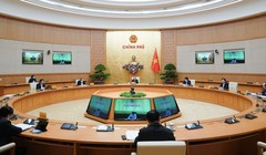 Họp Ban chỉ đạo phòng, chống COVID-19 chiều 6/4/2020 (Ảnh- VGP:Quang Hiếu)