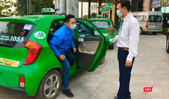 TP.HCM tiếp tục bố trí 200 xe taxi miễn phí của hãng Mai Linh, hỗ trợ vận chuyển người bệnh cấp thiết (Ảnh: ML cung cấp) 