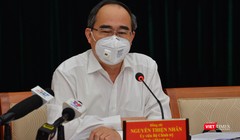 Bí thư Thành ủy Nguyễn Thiện Nhân yêu cầu hỗ trợ gấp, cứu doanh nghiệp khỏi bị phá sản  (Ảnh: TTBC) 