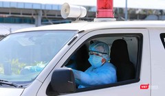 BS Nguyễn Văn Vĩnh Châu, Giám đốc BV Bệnh Nhiệt đới TP.HCM cho biết bệnh nhân 278 được chuyển từ Bạc Liêu về, do viêm phổi, suy hô hấp (Ảnh: BYT) 