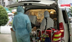 Bệnh nhân 91 được chuyển viện sang Chợ Rẫy từ tối 22/5 (Ảnh: X.A)