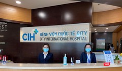 Vừa trở lại tiếp nhận bệnh sau thời gian cách ly, BV Quốc tế City thực hiện phân loại sàng lọc COVID-19 chặt chẽ (Ảnh: CIH) 
