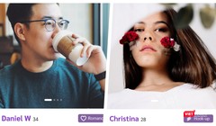 Đăng ký và sử dụng TigerDate khá dễ dàng (Ảnh: Hoà Bình ghép) 