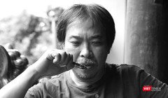 Nhà thơ Nguyễn Quang Thiều (Ảnh: Nguyễn Đình Toán)