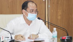 PGS.TS.BS Tăng Chí Thượng, Phó Giám đốc Sở Y tế chỉ đạo tại buổi họp giao ban trực tuyến khẩn cấp với 129 bệnh viện (Ảnh: Hải Linh) 