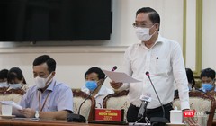 Ông Nguyễn Tấn Bỉnh - Giám đốc Sở Y tế TP.HCM cung cấp các con số chấn động tại cuộc họp Ban chỉ đạo phòng, chống dịch bệnh COVID-19 chiều ngày 3/12 (Ảnh: TTBC)