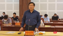 Có mặt tại "điểm nóng" Gia Lai, Thứ trưởng Bộ Y tế Đỗ Xuân Tuyên nhấn mạnh, Gia Lai cần hết sức tránh lây nhiễm chéo COVID-19 trong bệnh viện. Ảnh: BYT