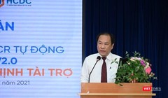 Bác sĩ Nguyễn Hoài Nam - Phó Giám đốc Sở Y tế TP.HCM bày tỏ lời cảm ơn đến Tập đoàn Hưng Thịnh 