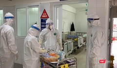 Khu vực cách ly điều trị bệnh nhân COVID-19 - Ảnh: BYT 