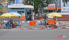 Được biết, cán bộ Công an mắc COVID-19 đã trực tại chốt bệnh viện quận Tân Phú, là nơi phát hiện một số ca bệnh (Ảnh: CDC TP.HCM) 