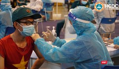 Công tác tiêm vaccine phòng COVID-19 mở rộng cho các đối tượng thuộc Mặt trận Tổ quốc, Hội phụ nữ, dân quân tự vệ (Ảnh: HCDC) 