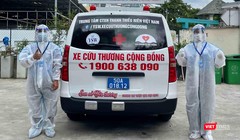 Xe cứu thương cộng đồng san sẻ yêu thương – Chung tay vượt qua đại dịch covid-19