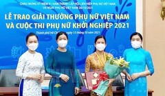 Lễ trao giải Phụ nữ Việt Nam năm 2021 vinh danh những người phụ nữ có nhiều cống hiến 